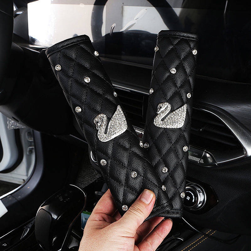 Car Safety Belt Shoulder Pad Cover Protective Case Lengthened Men's and Women's Cute Cartoon Decorations Thickened Four Seasons Universal Auto department store supplies