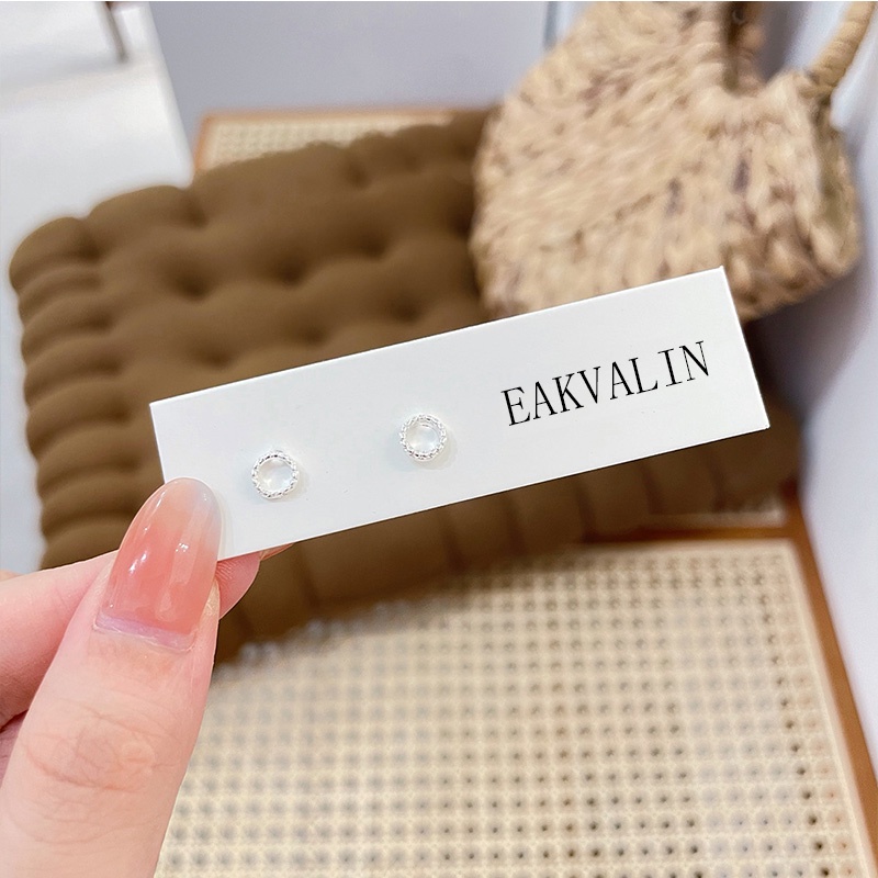 Cặp bông tai mạ bạc s925 nhiều kiểu dáng tùy chọn đơn giản thời trang mới 2021 dành cho nữ