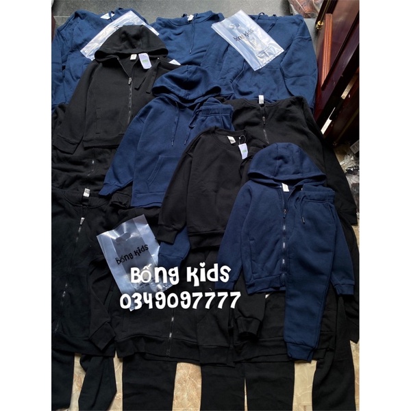 Bộ Nỉ Bé Trai Basic Delta