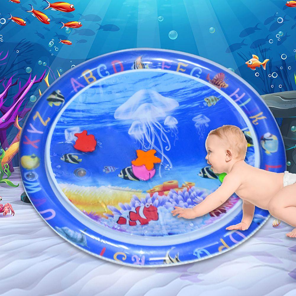 Thảm Nước Bơm Hơi Đa Năng Cỡ Lớn In Hoạt Hình Sứa Biển Dễ Thương Cho Bé