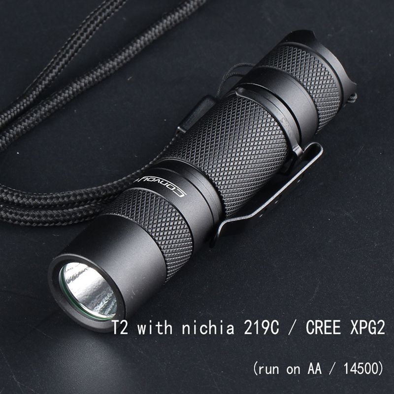 Đèn Pin Convoy T2 Với 219c / xpg2 / LH351D, 519A, AA / 14500 Bóng led