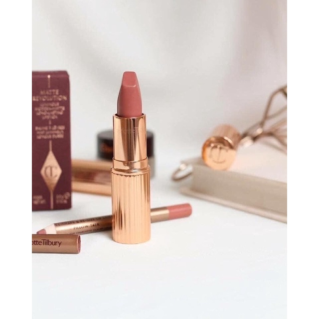 Son Charlotte Tilbury bản Limited màu Walk of No Shame/ Pillow Talk