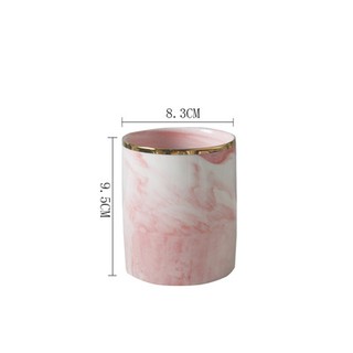 Lọ đựng cọ trang điểm bằng sứ