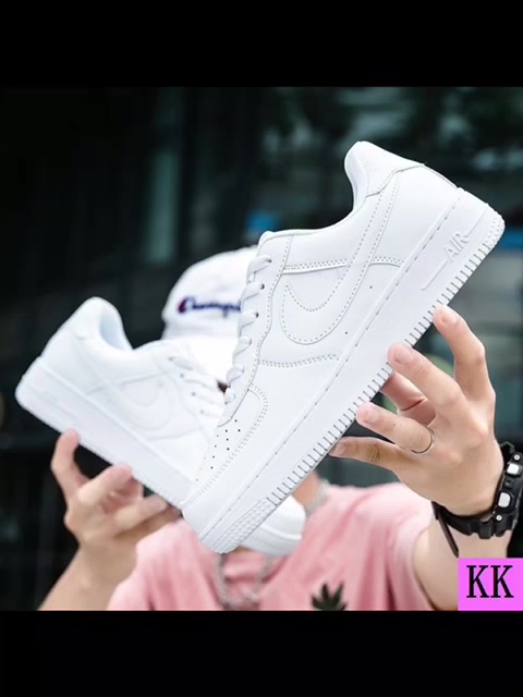 Giày sneaker AF1 trắng full Hot trend nam nữ, Giày thể thao FORCE 1 trắng vệt nâu đen xám dùng đi học,tập gym,chạy bộ | BigBuy360 - bigbuy360.vn