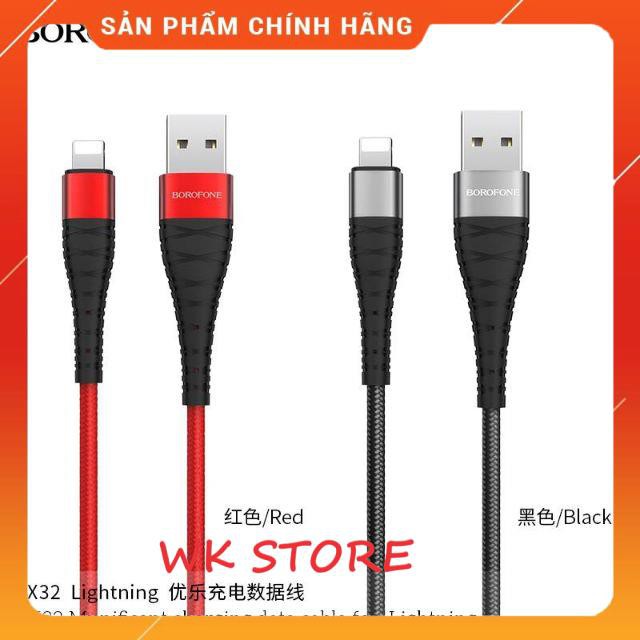 Cáp sạc nhanh Borofone bx32 cho iphone,micro,typeC,BH 1 năm