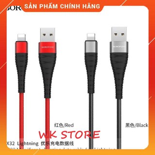 Cáp sạc nhanh Borofone bx32 cho ip,micro,typeC,BH 1 năm