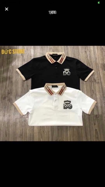 Áo thun cổ trụ thêu logo nổi bật(chất liệu cotton 100%) | BigBuy360 - bigbuy360.vn