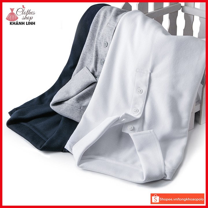 Áo phông nam cổ trụ (polo) chất liệu CVC cao cấp mặc thoáng mát thoải mái nhiều màu tùy chọn - KL11