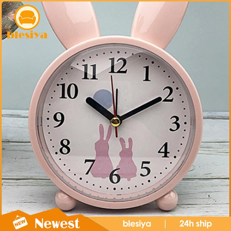 Đồng Hồ Báo Thức Hình Thỏ / Hươu / Nai Dễ Thương Phong Cách Bắc Âu Trang Trí Phòng Ngủ