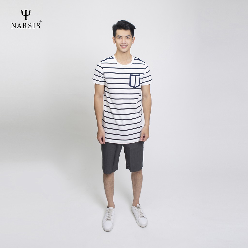Áo Nam NARSIS D6026, Chất liệu vải cao cấp và thấm hút mồ hôi tốt