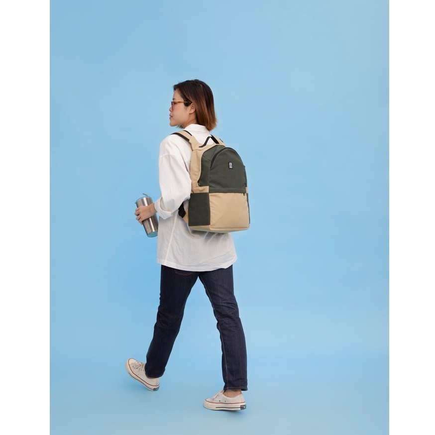 Jamlos Goodie Backpack - Balo canvas 16inch nhiều ngăn đi học đi làm êm vai và siêu nhẹ