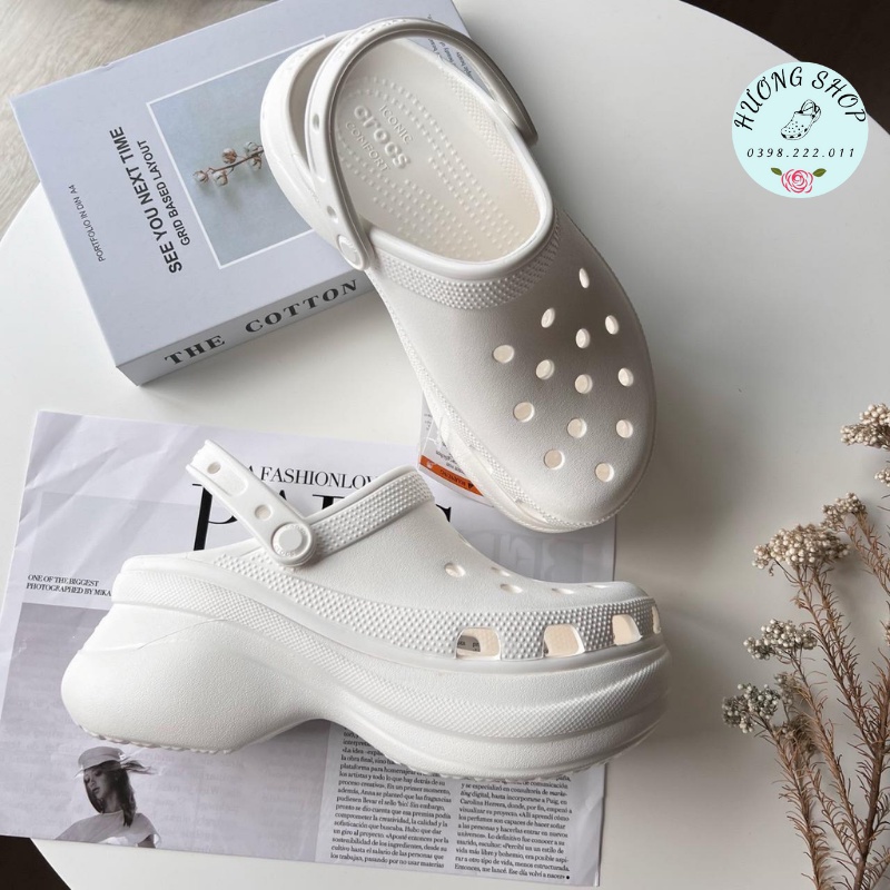 Sục Classic Bae Clog đế cao 8p hack dáng cực đỉnh cho chị em