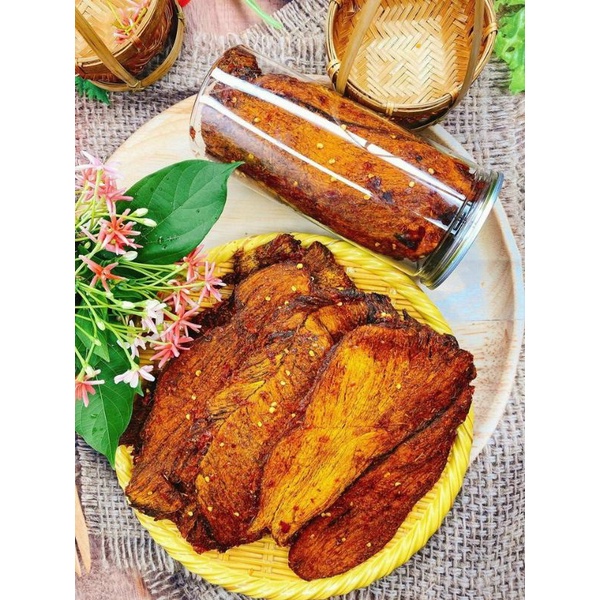 Hủ pet-250gr khô bò miếng giòn