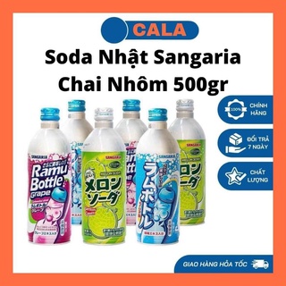 SODA NHẬT SANGARIA CHAI NHÔM 500ml