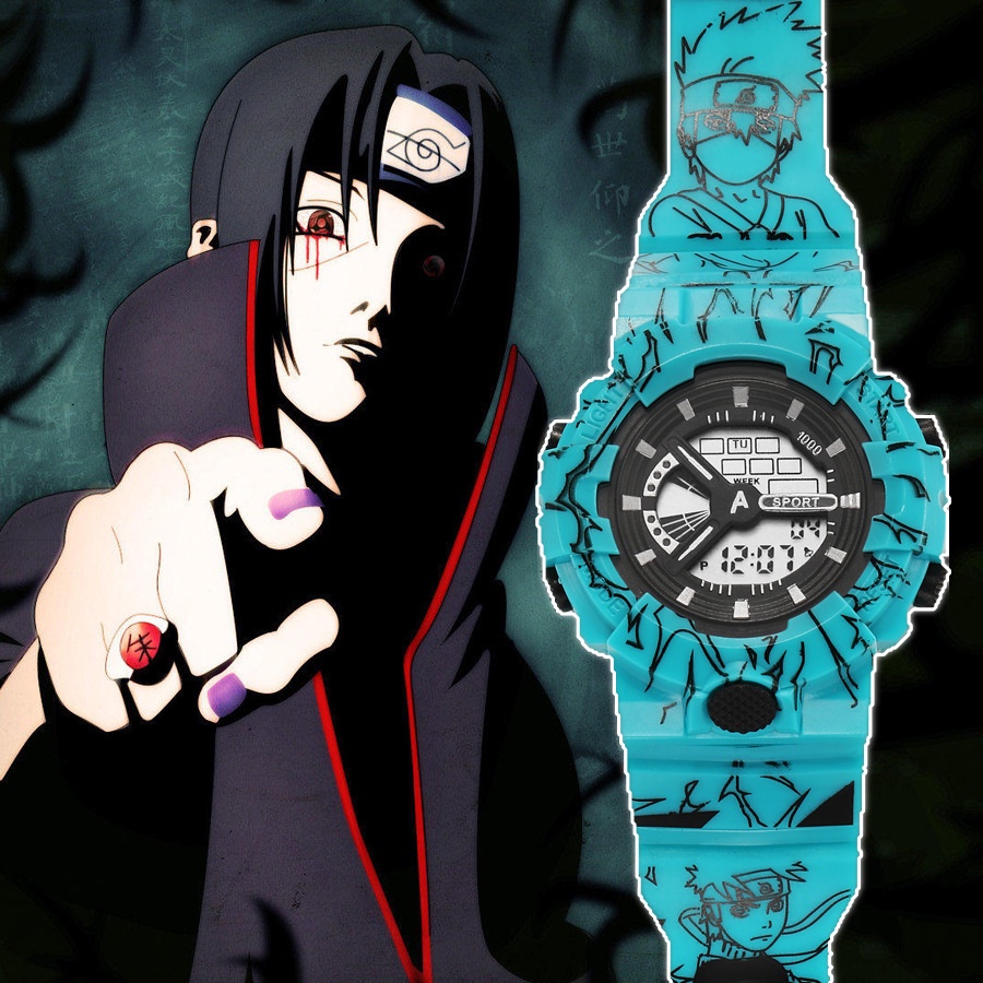 Đồng Hồ Báo Thức Điện Tử Dạ Quang NS3 Naruto Uzumaki co Cho Trẻ Em