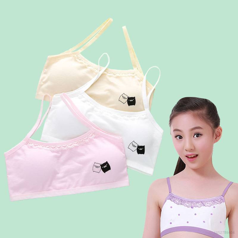 Áo lót vải cotton Cho Bé Gái 11-12-13-14-16 Tuổi