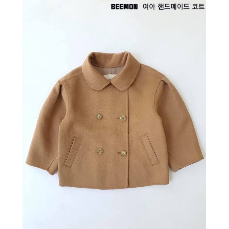 Áo dạ khâu tay cổ sen tay bồng
