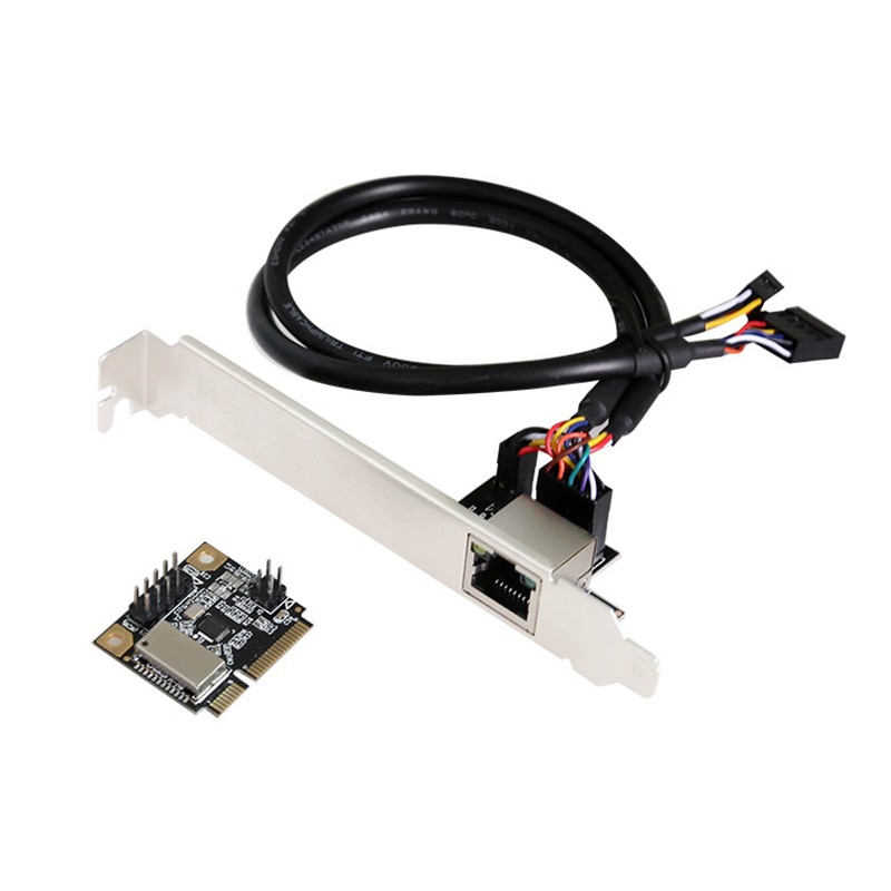 Card Mạng 1000m Mini Pci-E Sang Gigabit Ethernet