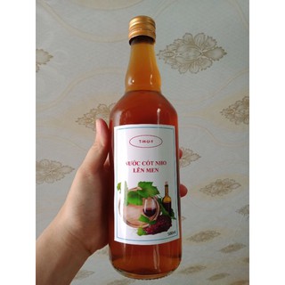 Nước cốt nho lên men chai thủy tinh 650ml