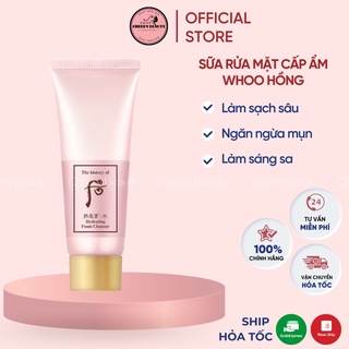 Sữa Rửa Mặt Cấp Ẩm Whoo Hồng Soo Hydrating 40ml date 2024