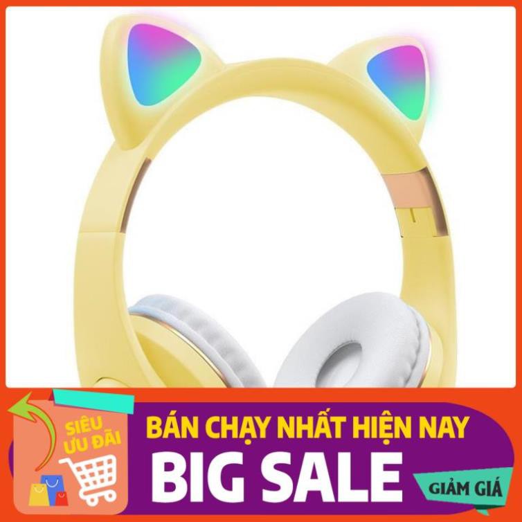 ♥️FREESHIP♥️ Tai Nghe Headphone Tai Mèo Bluetooth  Cute, Có Míc Đàm Thoại , Âm Thanh Cực Hay, Bảo Hành 12 Tháng | BigBuy360 - bigbuy360.vn