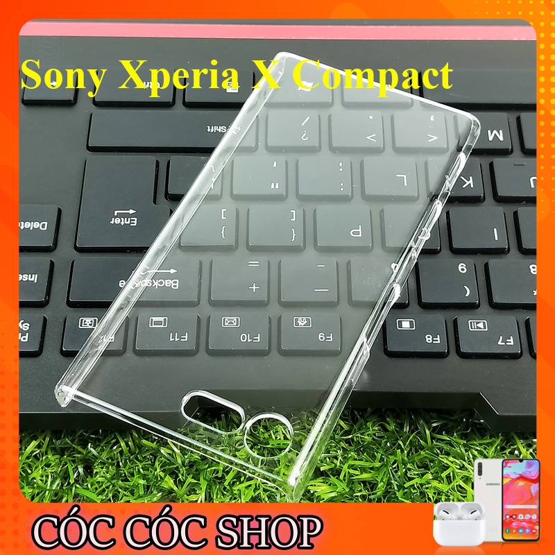 Ốp lưng Sony X compact/ XZ1 compact/ XZ2 compact nhựa CỨNG TRONG SUỐT