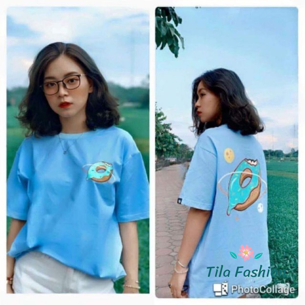 Áo thun Oversize Bánh Donut unisex