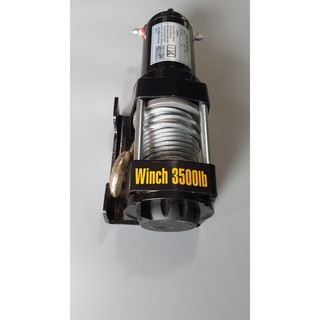 Tời điện12v  ắc quy 12v  3500lbs