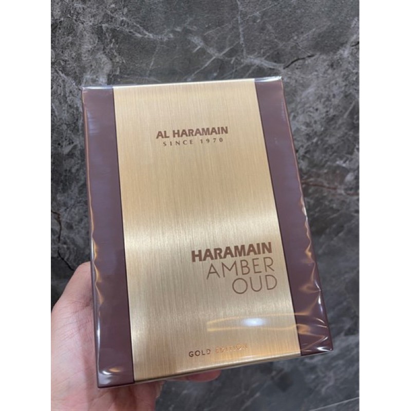 Nước hoa unisex AL Haramain amber oud gold