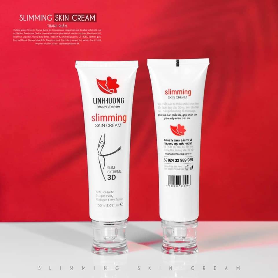 [Chính Hãng] kem tan mỡ 3d Linh Hương slimming skin cream date mới