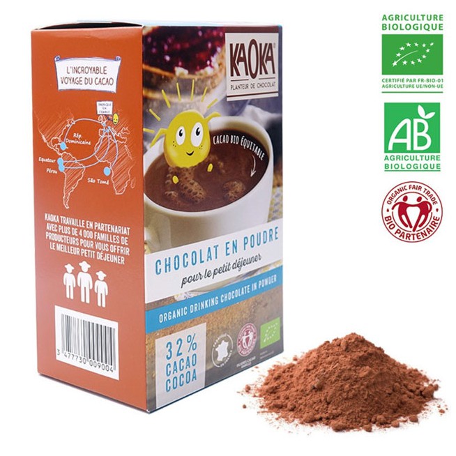 Bột Cacao Hữu Cơ Kaoka 400 gr nhập khẩu Pháp