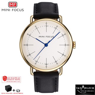 Đồng hồ nam mini focus 0056 dây da cao cấp, kiểu dáng lịch lãm