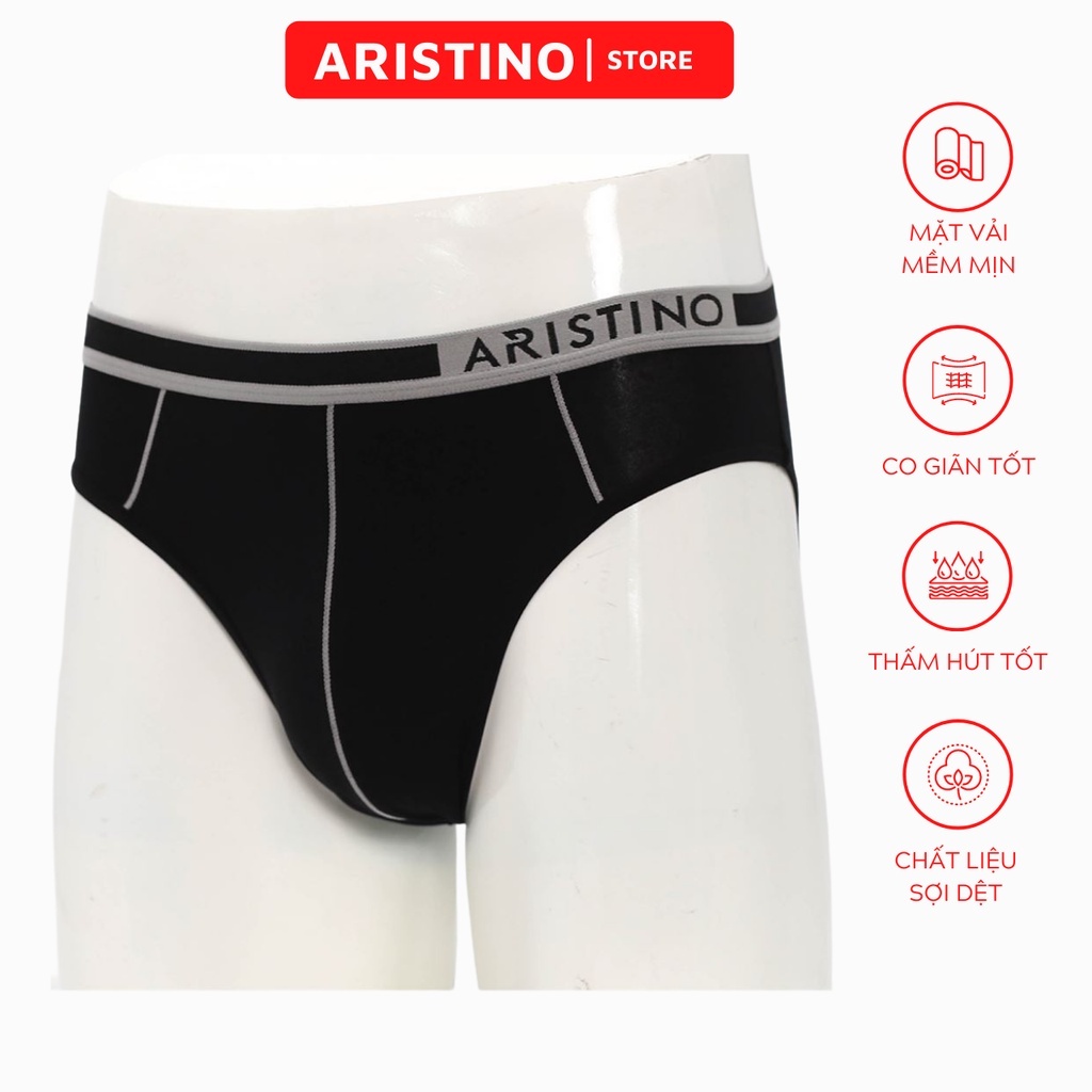 quan sip nam, quần lót nam cao cấp Aristino chính hãng Chất Liệu 100% Cotton tự nhiên