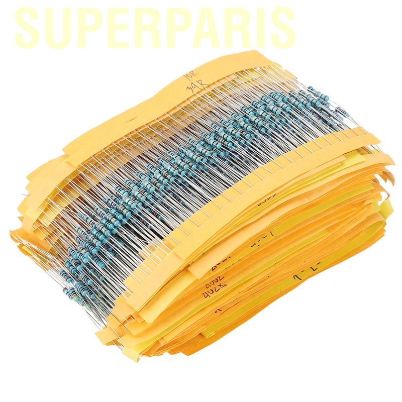 Set 2000 Điện Trở 1/4w 100 Giá Trị 1 Ohm~1M Ohm Chuyên Dụng