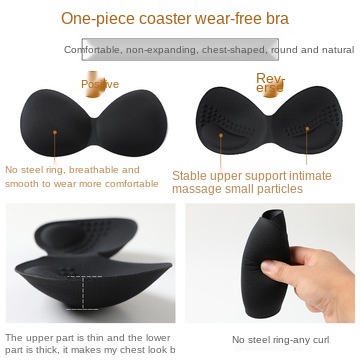 Áo Lót Thể Thao Hai Dây Màu Trơn Có Đệm Ngực Thời Trang Mùa Hè Dành Cho Nữ