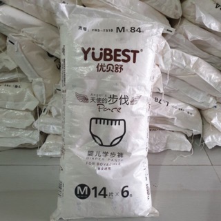Bỉm yubest angel / quần / dán đủ size s90, m84, l78, xl72
