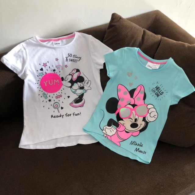 ÁO THUN XUẤT DƯ MICKEY XINH XẮN CHO BÉ GÁI