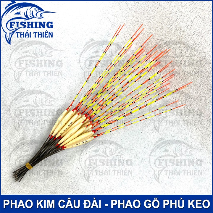 Phao Kim Câu Đài Số 1, 2, 3 Chất Liệu Gỗ Phủ Keo Dùng Câu Đơn Câu Đài