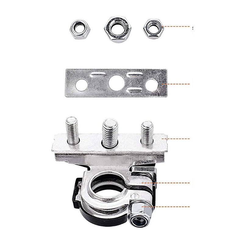 1 Cặp Kẹp Nối Dây Cáp Tháo Gỡ Nhanh Chuyên Dụng Cho Xe Hơi / Xe Tải