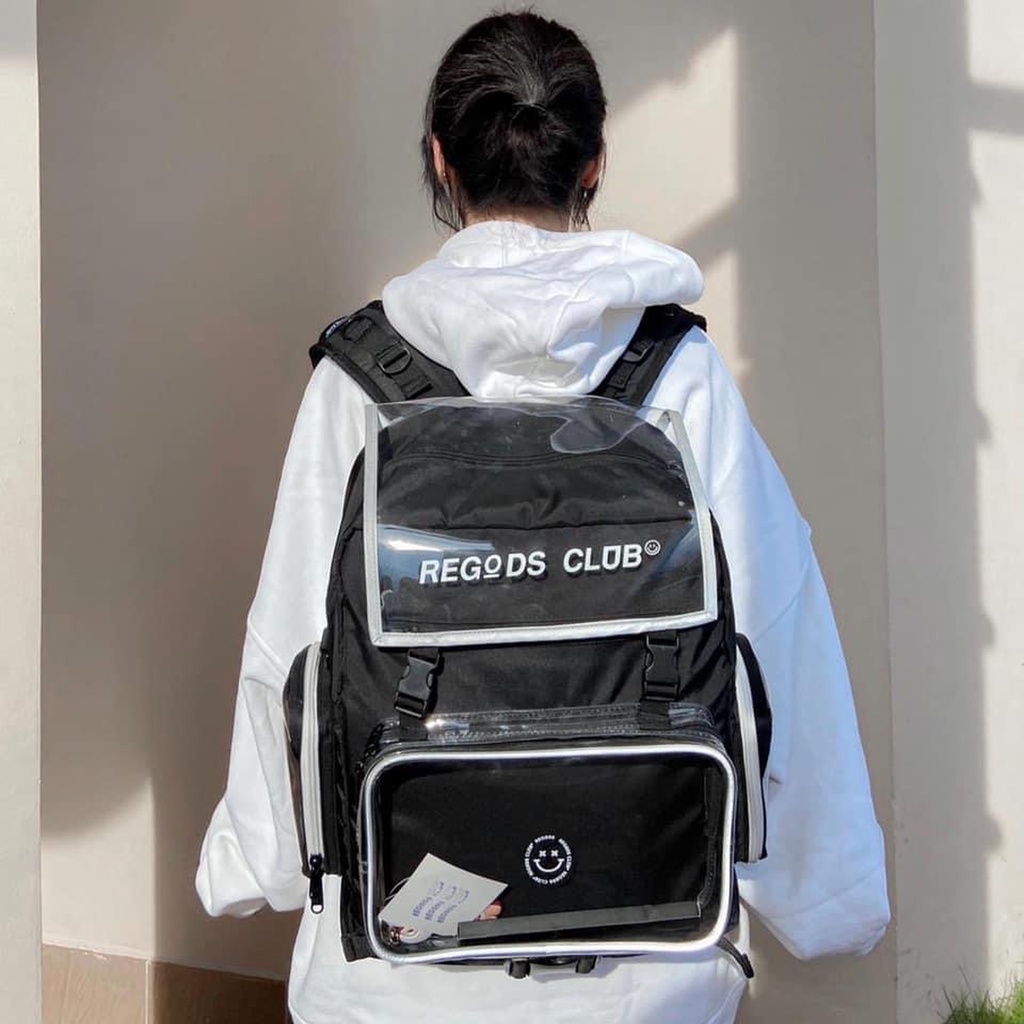 Balo Thời Trang Đi Học, đi chơi Regods ss2 Phản Quang Hologram Unisex + Tặng kèm giấy thơm