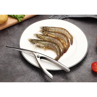 Dụng cụ bóc tôm, bề bề bằng inox