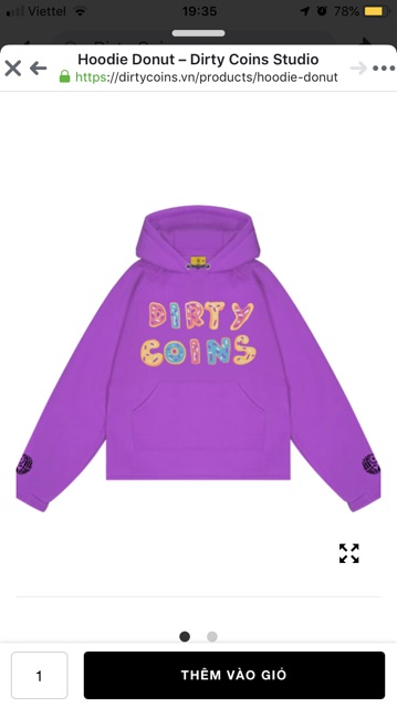 Hoodie Donut DirtyCoins .Happy Conds