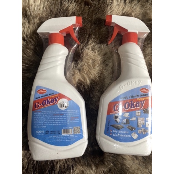 Nước tẩy rửa đa năng , tẩy xoong nồi , tẩy cặn canxi G okay 600ml