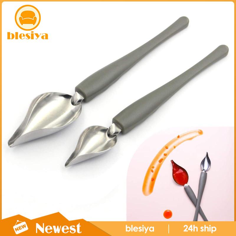 [Blesiya] Đĩa Đựng Nước Sốt / Cà Phê Vẽ Tranh Nghệ Thuật Cỡ Nhỏ