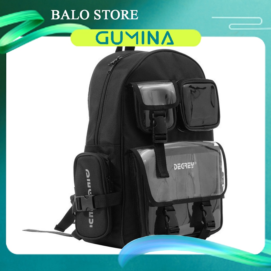 Balo Nữ Cặp Sách Nam Đi Học Degrey Màu Đen Ulzzang Chất Đẹp Giá Rẻ Cho Học Sinh Cấp 1 2 3 Thời Trang