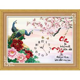 Tranh thêu chữ thập ĐH Cha Mẹ, 88946, 48x36cm chưa thêu