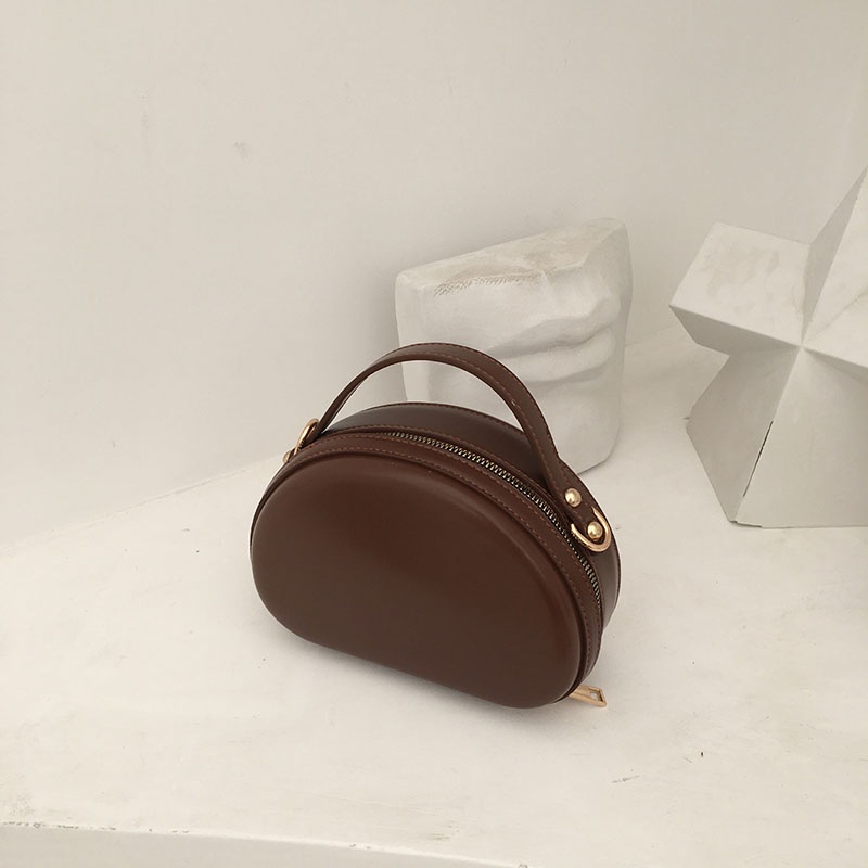 Túi xách IELGY màu trơn hình vỏ sò đa năng cho nữ