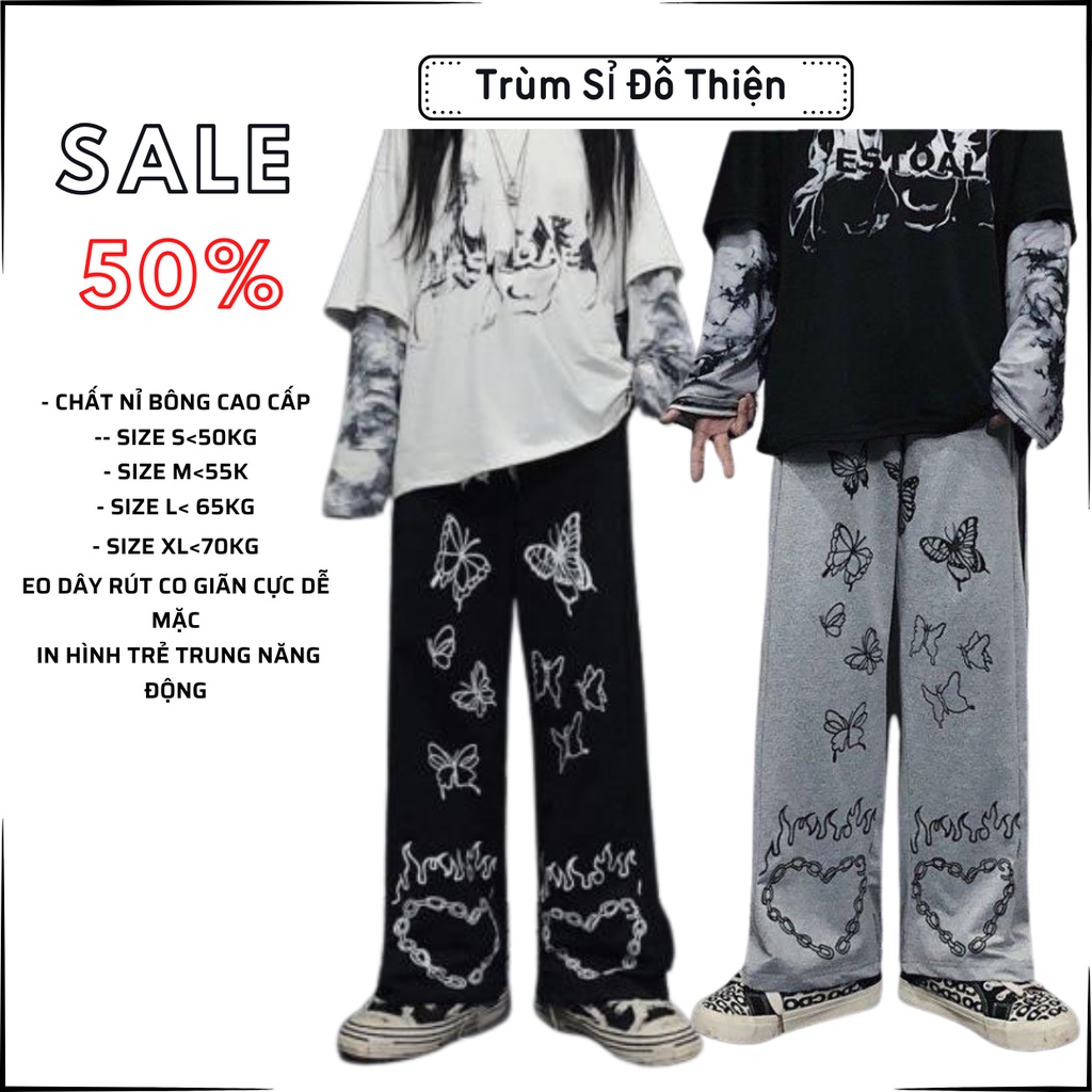 Quần thun đen ống rộng ống suông baggy nam nữ PHong cách unisex - vải co giãn tốt quần ulzzang Trùm sỉ Đỗ Thiện