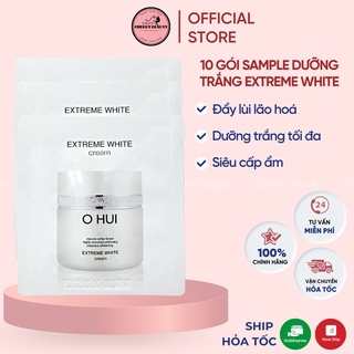 Combo 10 gói kem dưỡng trắng Ohui Extreme White DATE 2025