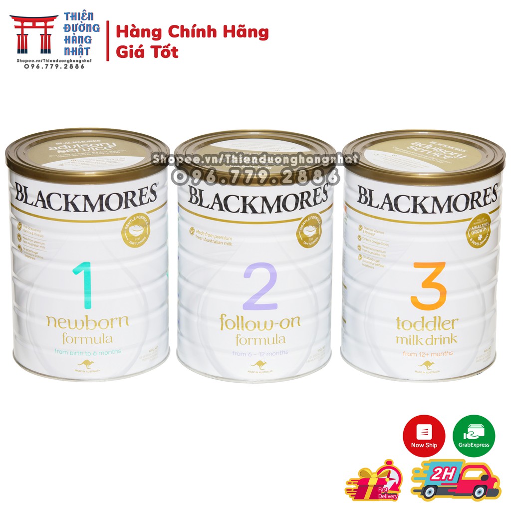 Sữa Blackmores Úc, sữa bột công thức dinh dưỡng cho bé 900g [Date 2023]